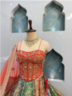 "REGAL MULTICOLOR LEHENGA"