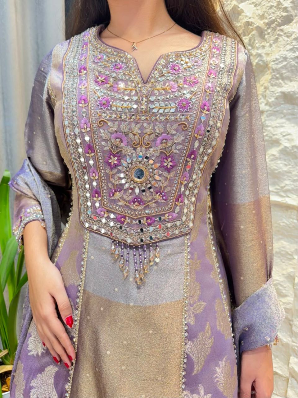 "LAVENDER LUXE SHARARA"