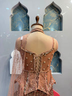 "ROSE GOLD RADIANCE EMBELLISHED MERMAID"