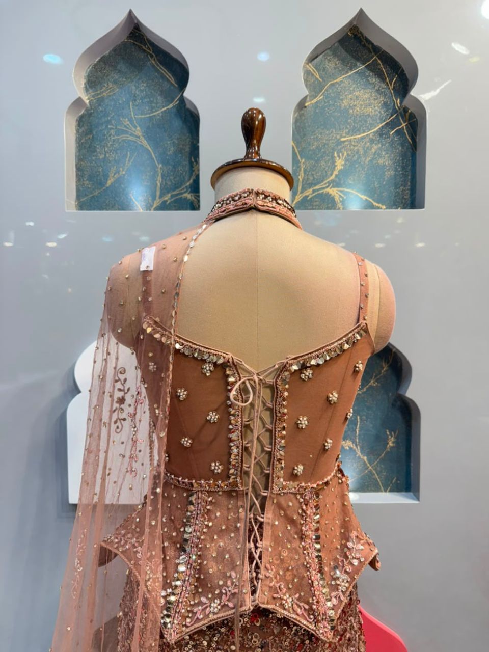 "ROSE GOLD RADIANCE EMBELLISHED MERMAID"