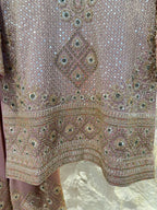 "MAUVE MIRAGE EMBELLISHED SHARARA"