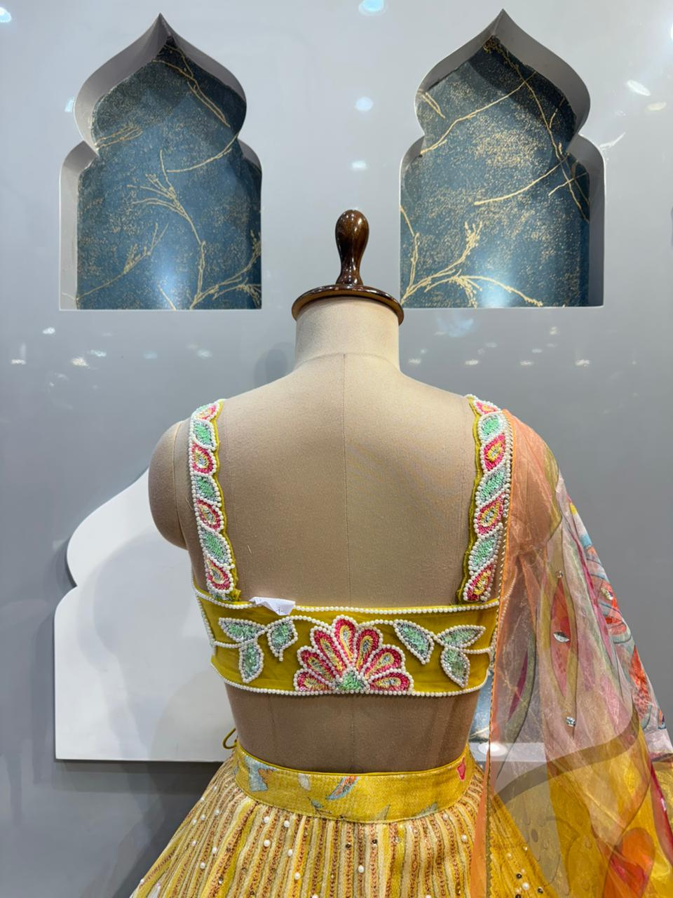 "SUNSHINE BLOOM BRIDAL LEHENGA"