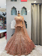 "ROSE GOLD RADIANCE EMBELLISHED MERMAID"