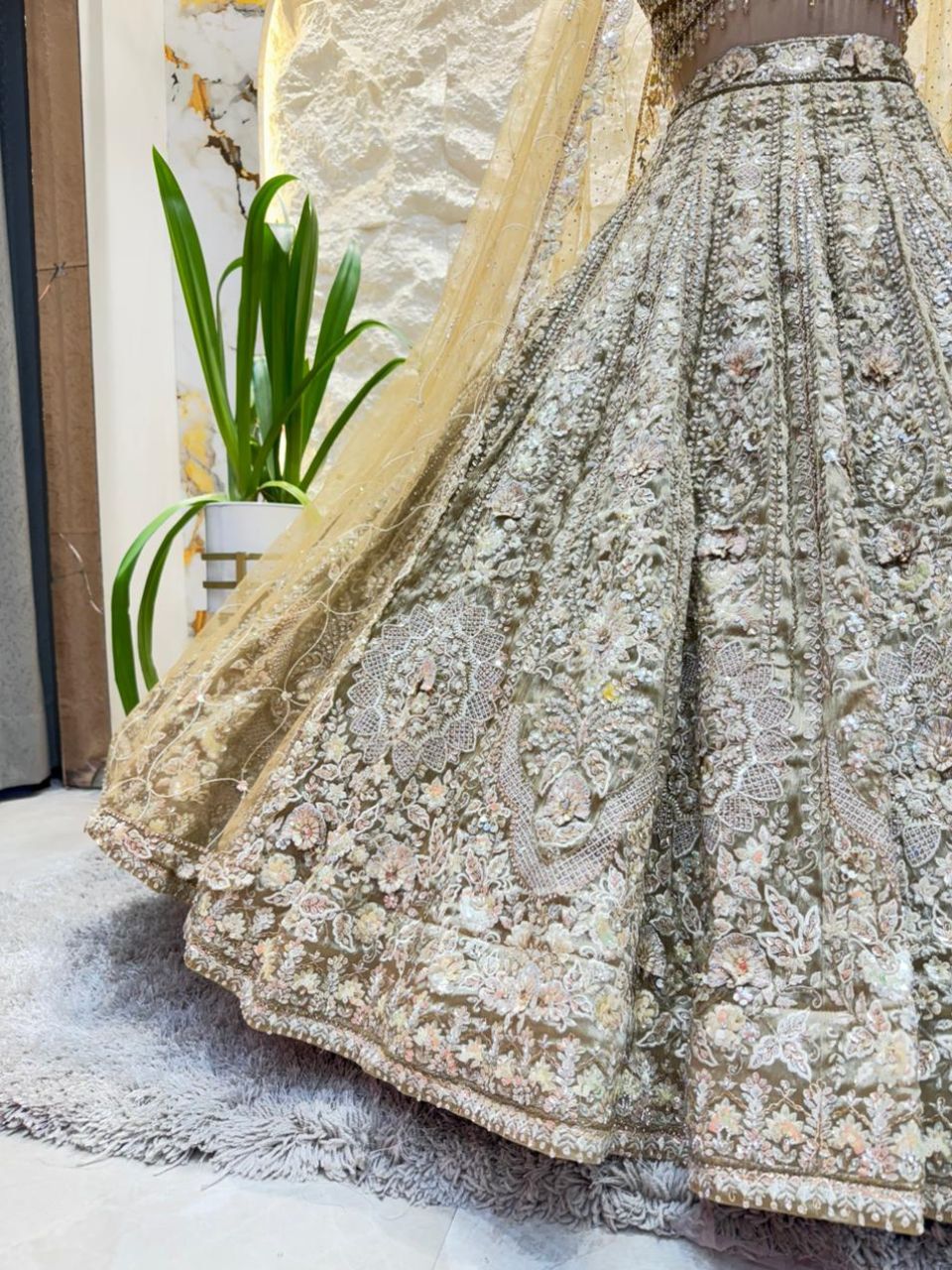 "IMPERIAL GOLD LEHENGA"