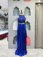 "ROYAL BLUE INDO-WESTERN"