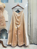 "CHAMPAGNE BLOSSOM EMBROIDERED SHARARA"