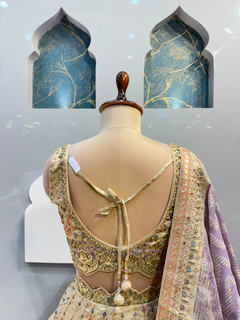 "IVORY BLUSH ROYALE LEHENGA"
