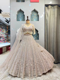 "IVORY ROYALE TASSEL LEHENGA"
