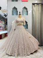 "IVORY ROYALE TASSEL LEHENGA"