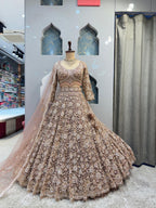 "ROSE GOLD ROYALE LEHENGA"