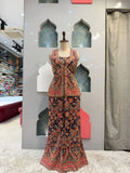 "REGAL KASHMIRI EMBROIDERED INDO WESTERN"