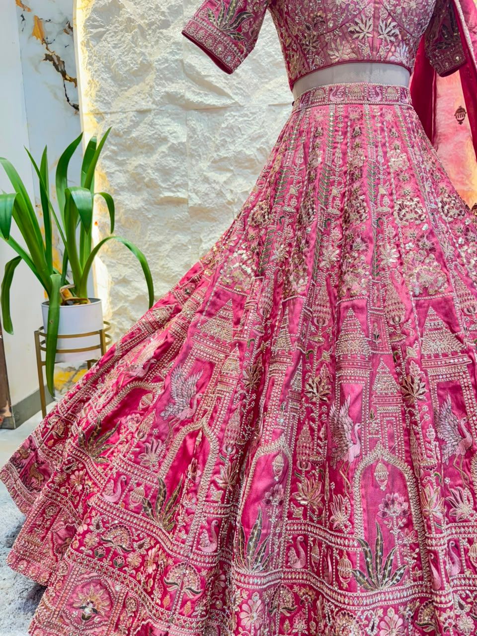"ROSEWOOD HERITAGE EMBROIDERED LEHENGA"