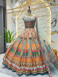 "ROYAL MOSAIC HERITAGE LEHENGA"
