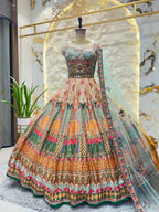"ROYAL MOSAIC HERITAGE LEHENGA"