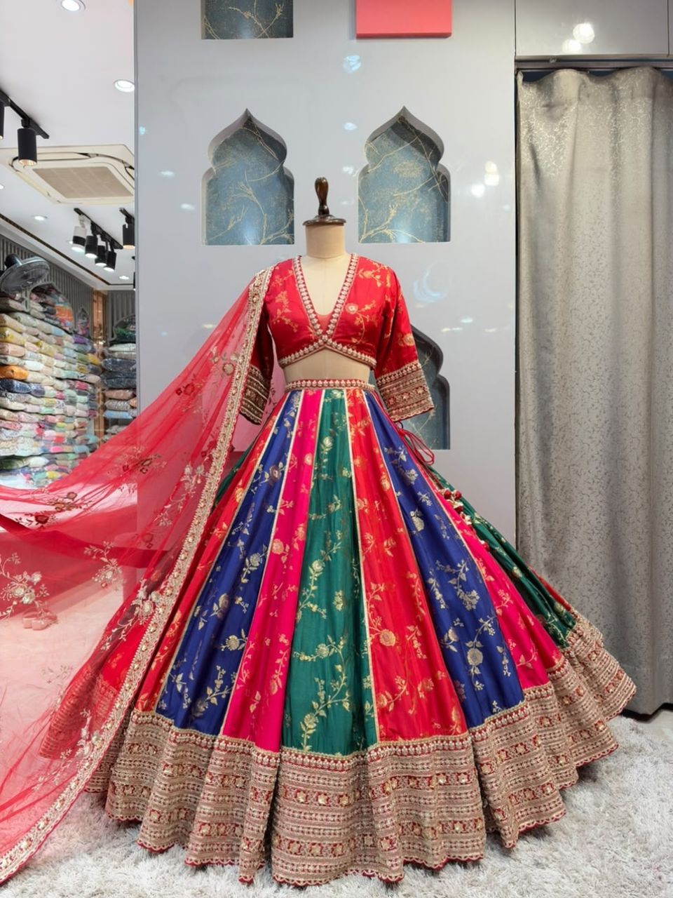 "ROYAL RANGOLI MULTICOLOUR LEHENGA"