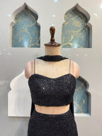 "MIDNIGHT NOIR SEQUIN MERMAID"