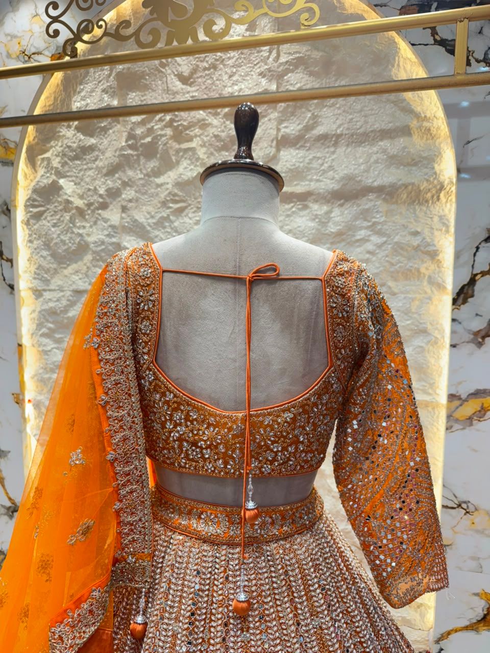 "GOLDEN SUNEHRI ROYALE LEHENGA"