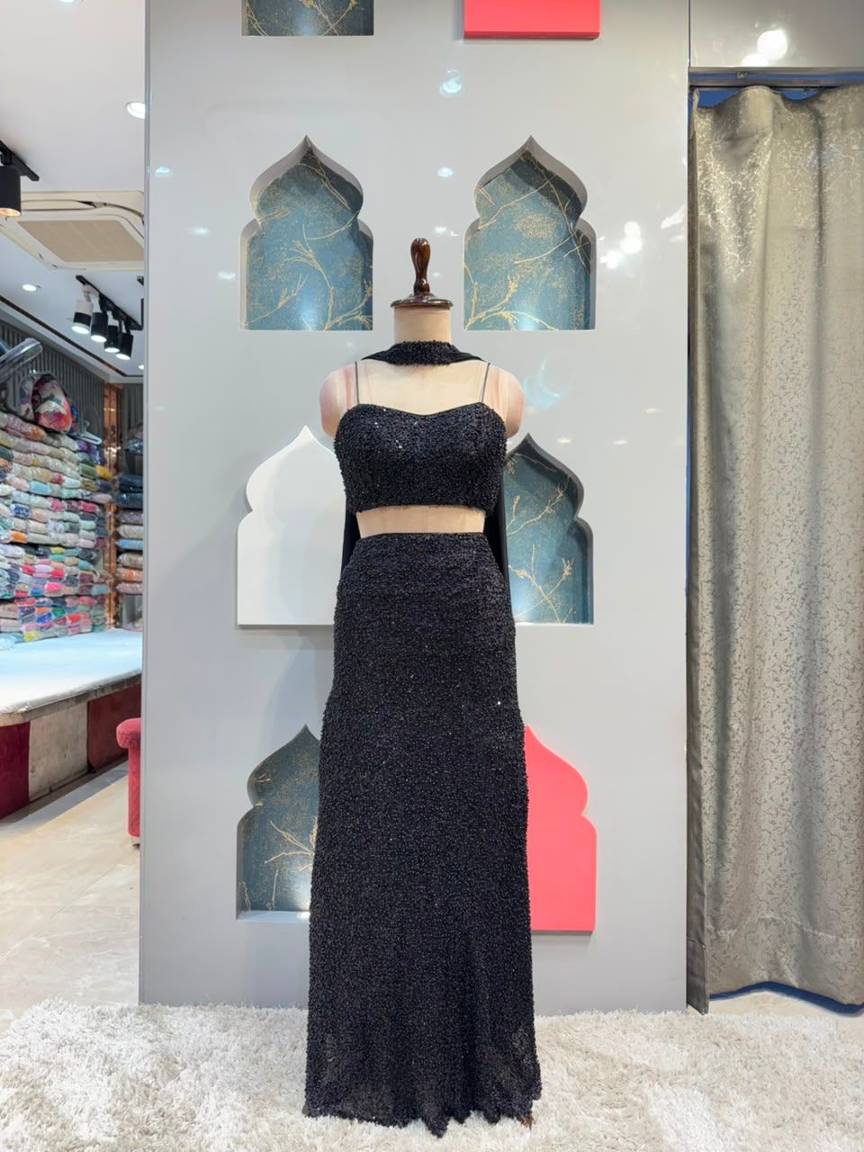 "MIDNIGHT NOIR SEQUIN MERMAID"