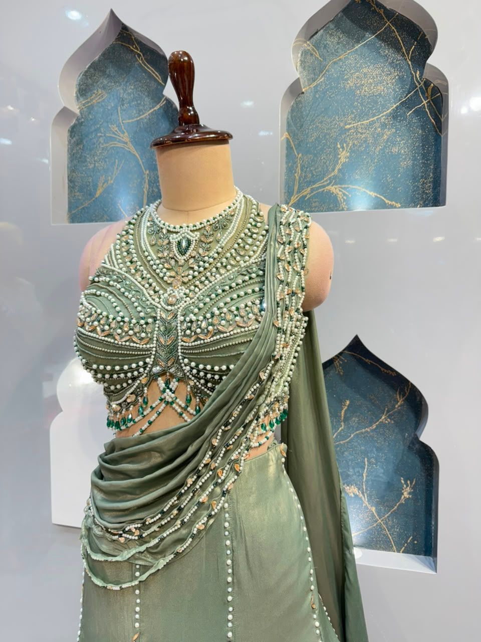 "SAGE SERENITY EMBELLISHED MERMAID"