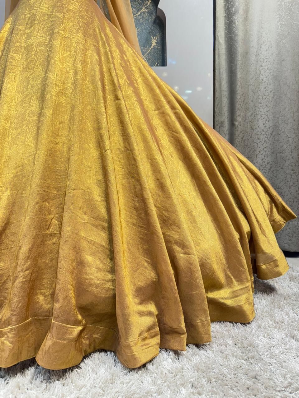 "GOLDEN RADIANCE BRIDAL LEHENGA"