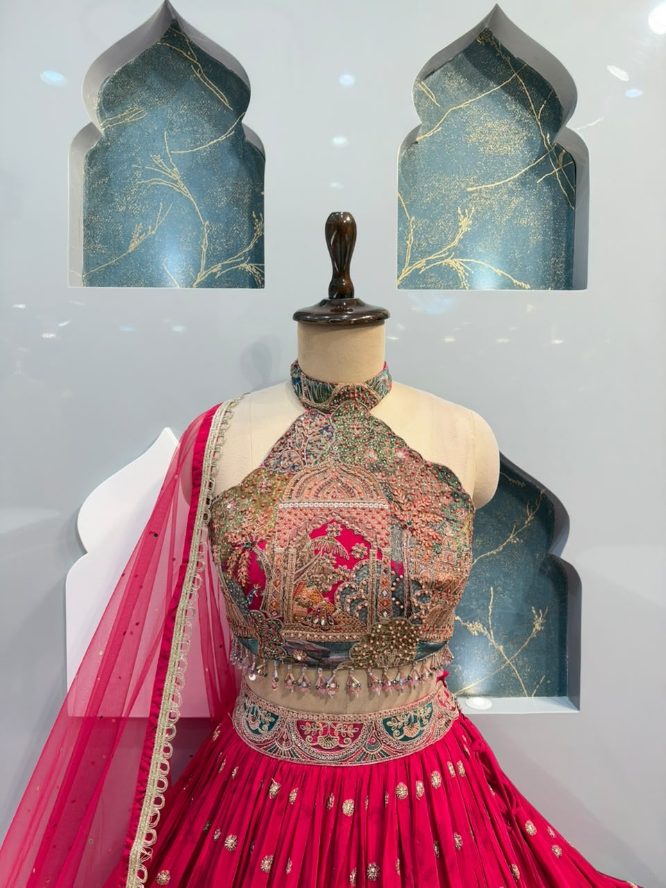 "ROYAL PINK BRIDAL LEHENGA"