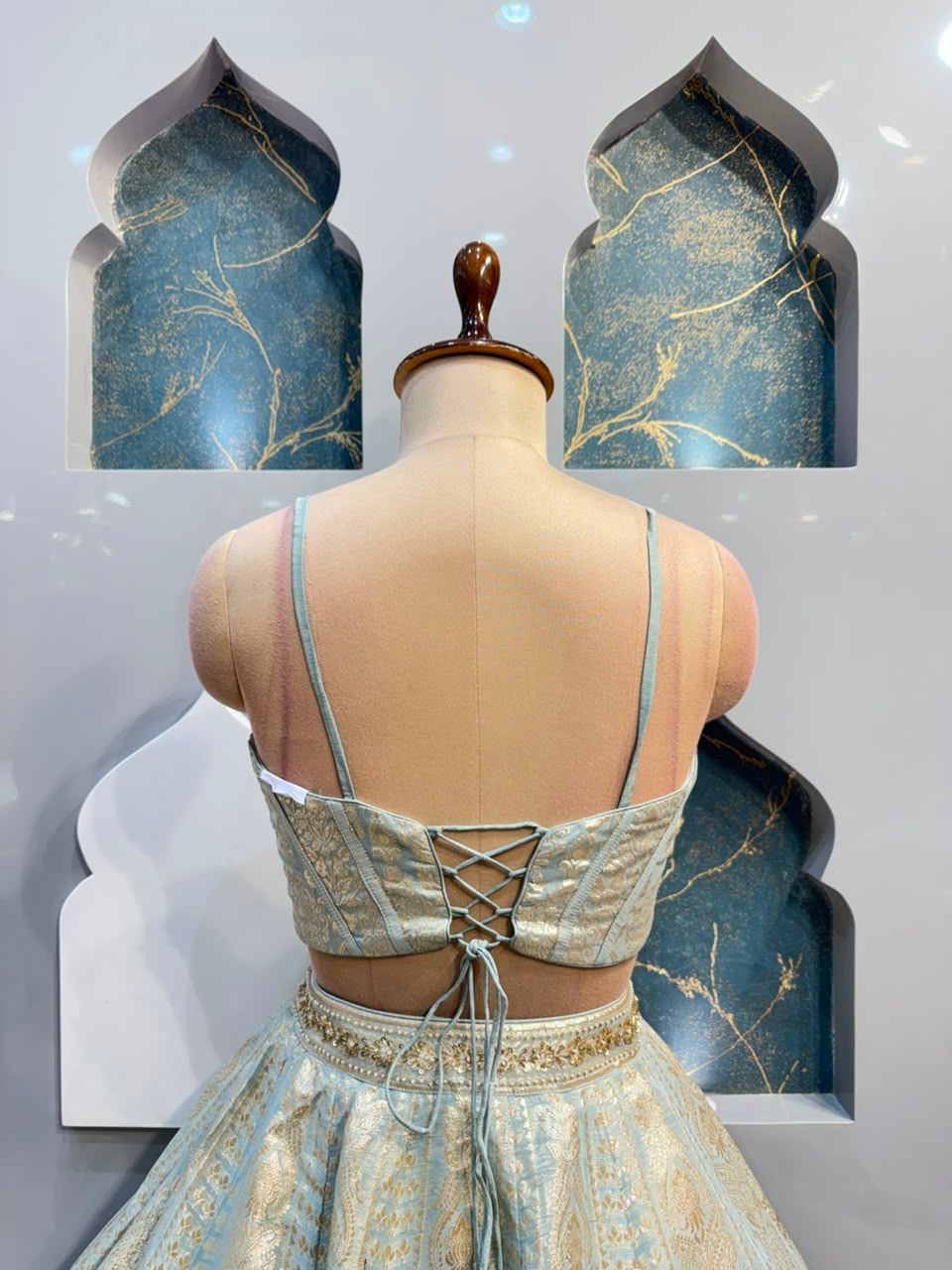 "ICE BLUE ROYALE LEHENGA"