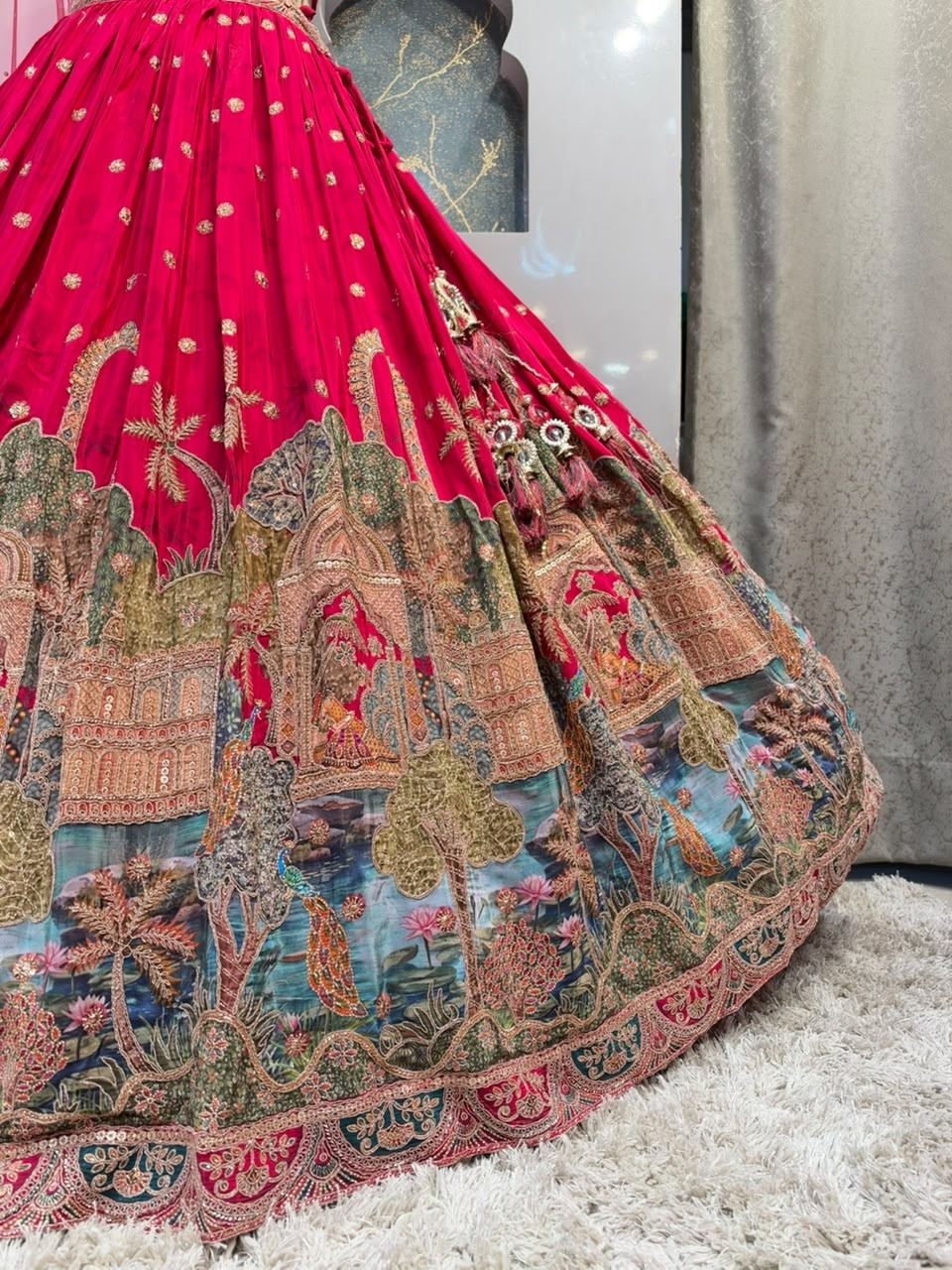 "ROYAL PINK BRIDAL LEHENGA"