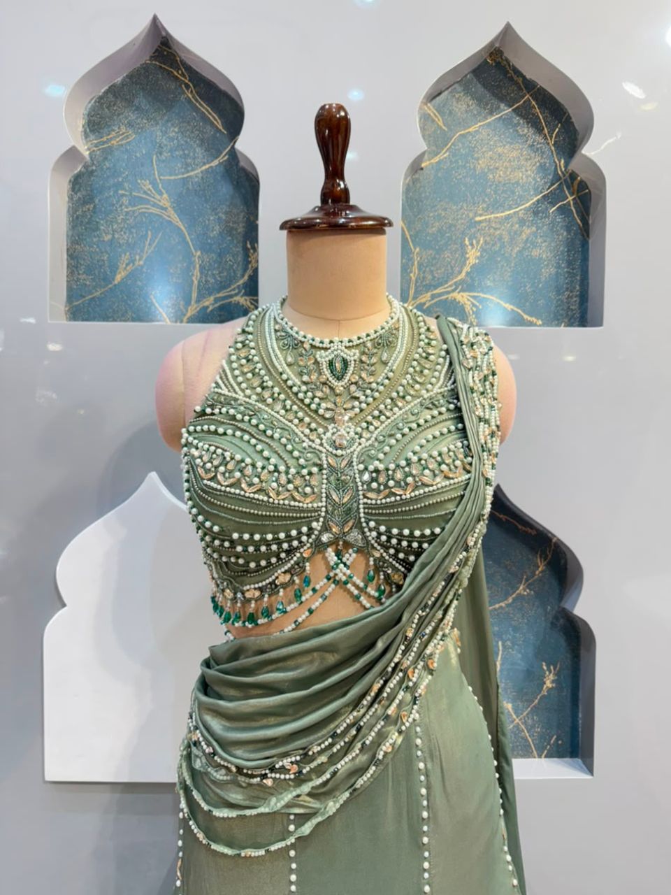 "SAGE SERENITY EMBELLISHED MERMAID"