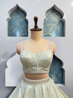 "ICE BLUE ROYALE LEHENGA"