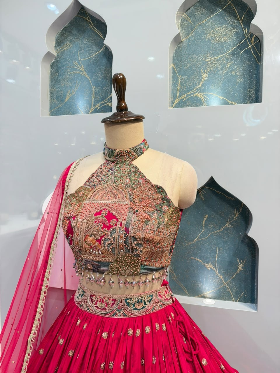 "ROYAL PINK BRIDAL LEHENGA"