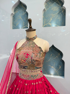 "ROYAL PINK BRIDAL LEHENGA"