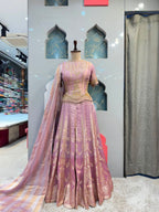 "LAVENDER MAJESTY INDO-WESTERN"