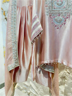 "ROSE DUST REGAL EMBROIDERED SUIT"