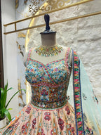 "ROYAL MOSAIC HERITAGE LEHENGA"