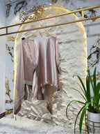 "ROSE DUST REGAL EMBROIDERED SUIT"