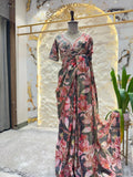 "MIDNIGHT BLOOM SAREE"