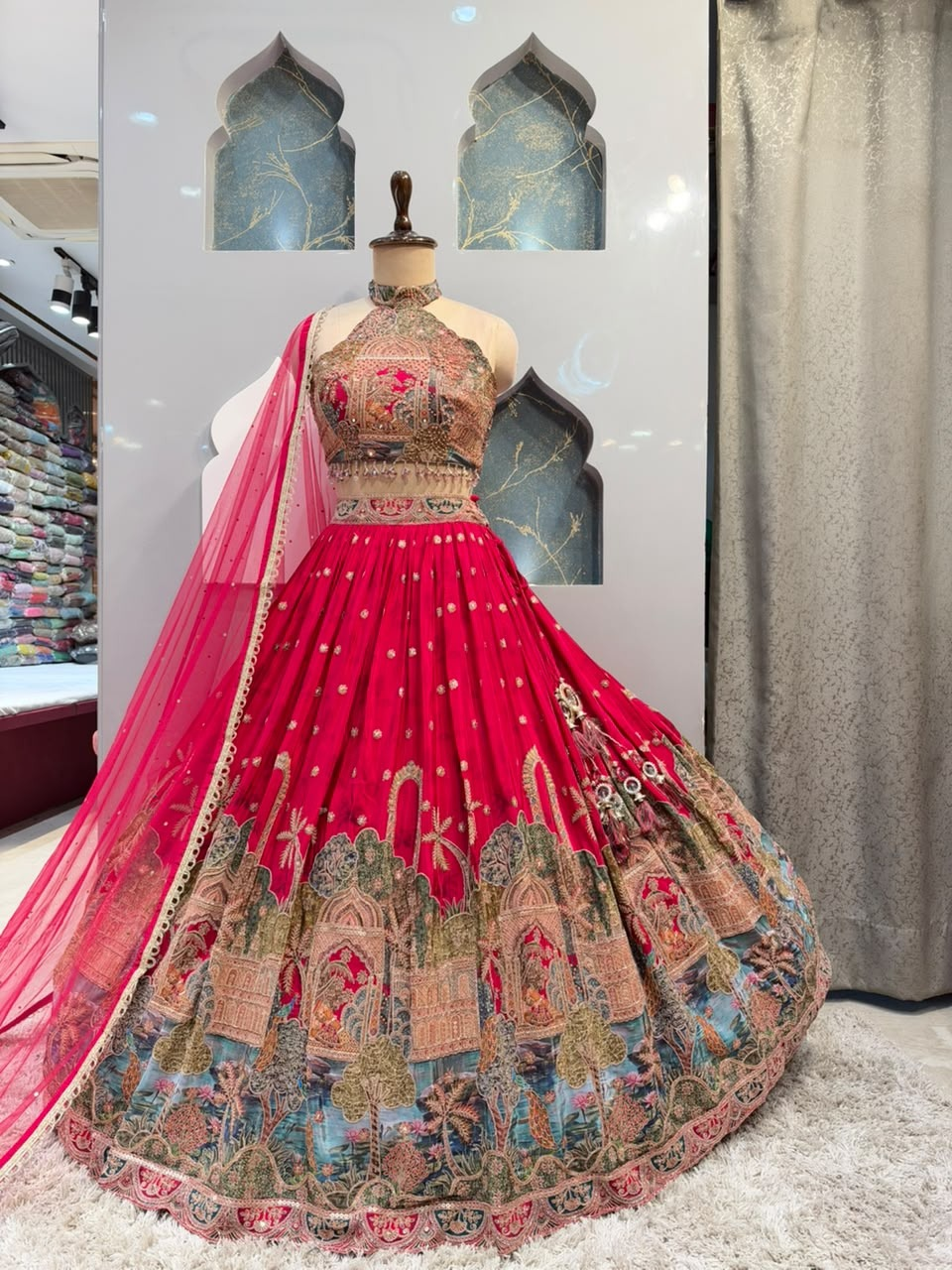 "ROYAL PINK BRIDAL LEHENGA"