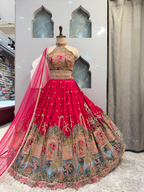 "ROYAL PINK BRIDAL LEHENGA"