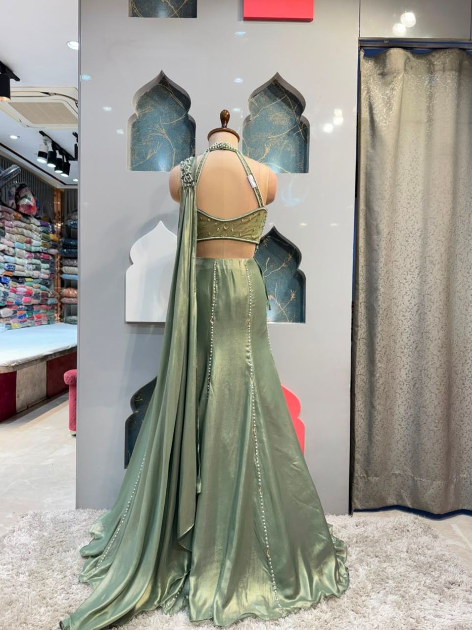 "SAGE SERENITY EMBELLISHED MERMAID"