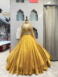 "GOLDEN RADIANCE BRIDAL LEHENGA"
