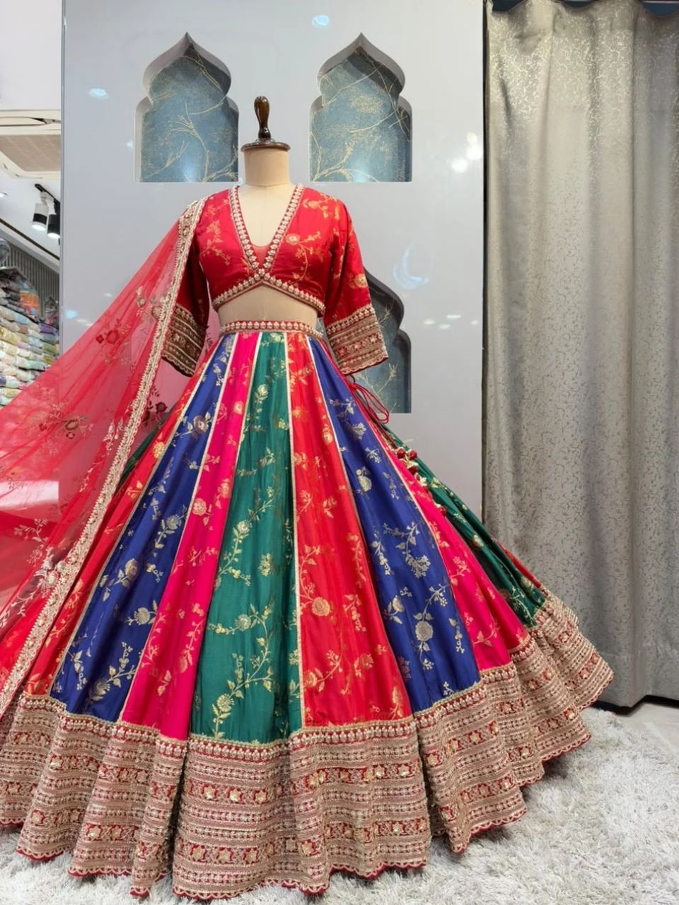 "ROYAL RANGOLI MULTICOLOUR LEHENGA"