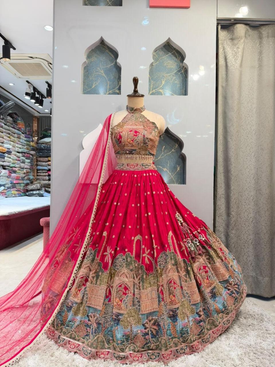 "ROYAL PINK BRIDAL LEHENGA"