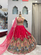"ROYAL PINK BRIDAL LEHENGA"