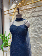 "MIDNIGHT BLUE SEQUIN MERMAID"