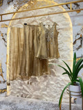 "CHAMPAGNE GOLD EMBELLISHED INDO-WESTERN"