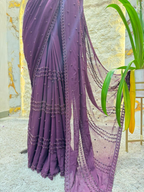 "ROYAL AMETHYST SAREE"