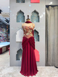"WINE BLOSSOM COUTURE INDO-WESTERN"