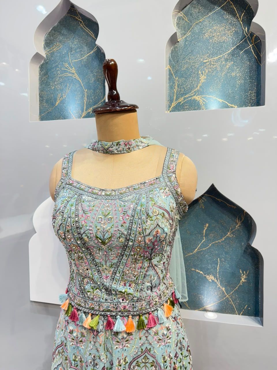 "PASTEL MOSAIC INDO-WESTERN"