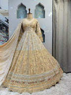 "IVORY HERITAGE EMBROIDERED ANARKALI"