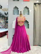 "ROYAL MAGENTA INDO WESTERN"